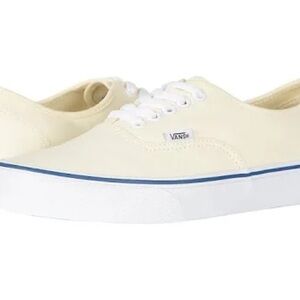 Vans Cream Canvas Sneakers